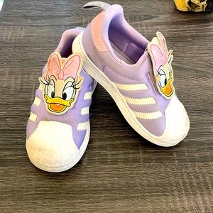 Toddler size 9 Daisy Duck Adidas